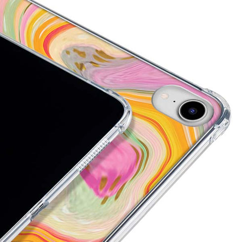 Rainbow Marble by Etta Vee iPad 11th Gen (2025) Clear Case